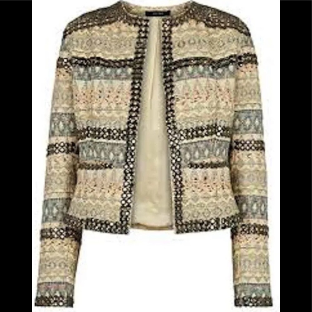 Julie Brandt Studded Magnolia Blazer Jacket